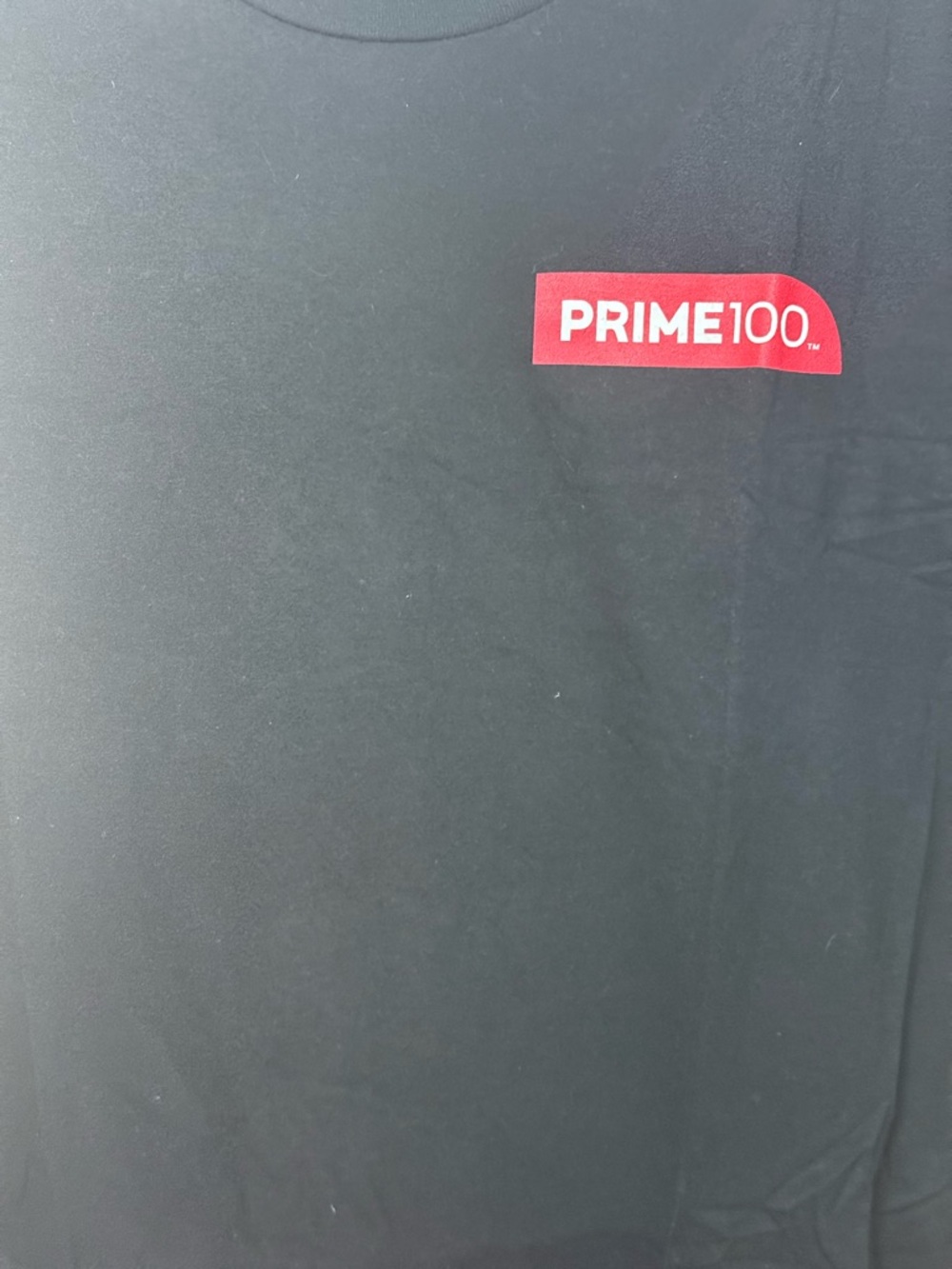 PRIME 100 Black Graphic Tee - Men's Short Sleeve Shirt - Picture 2 of 7